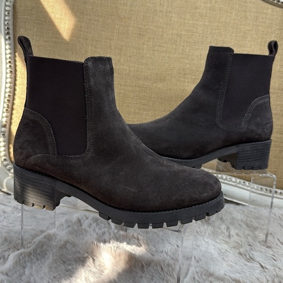 Joie | Brown Suede Chelsea Ankle Booties, Size 8 - Picture 2 of 13